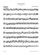 Concerto grosso B-Dur op. 3/1 HWV 312 by Handel George Frideric for