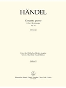 Concerto grosso B-Dur op. 3/2 HWV 313 by Handel George Frideric for