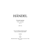 Concerto grosso G-Dur op. 3/3 HWV 314 by Handel George Frideric for
