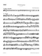 Concerto grosso G-Dur op. 3/3 HWV 314 by Handel George Frideric for