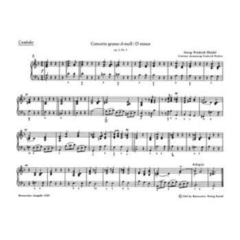Concerto grosso d-Moll op. 3/5 HWV 316 by Handel George Frideric for