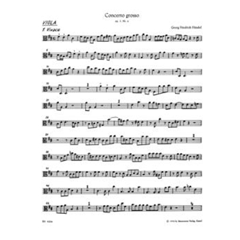 Concerto grosso D major op. 3/6 HWV 317 by Handel George Frideric for