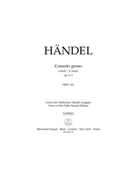 Concerto grosso e-Moll op. 6/3 HWV 321 by Handel George Frideric for