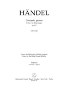 Concerto grosso B-Dur op. 6/7 HWV 325 by Handel George Frideric for