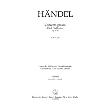 Concerto grosso d-Moll op. 6/10 HWV 328 by Handel George Frideric for