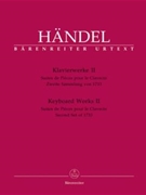 Keyboard Works II Suites by Handel George Frideric for Piano