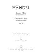 Orgelkonzert No13 The Cuckoo And The Nightingale Hwv295 by Handel George Frideric for Vcl/Bs Part