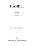 Gloria HWV deest by Handel George Frideric for