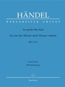 As Pants The Hart by Handel George Frideric - Kohs Andreas - for SATB