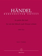 As pants the hart HWV 251e by Handel George Frideric for SSolo/ASol