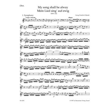 My song shall be alway HWV 252 by Handel George Frideric for