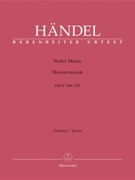 Water Music HWV 348-350 by Handel George Frideric for Full Score