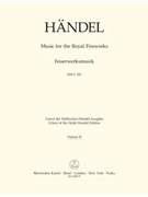 Music for the Royal Fireworks HWV 351 by Handel George Frideric for