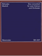 Duo concertant (1937) by Martinu Bohuslav for 2v-Solo/2F