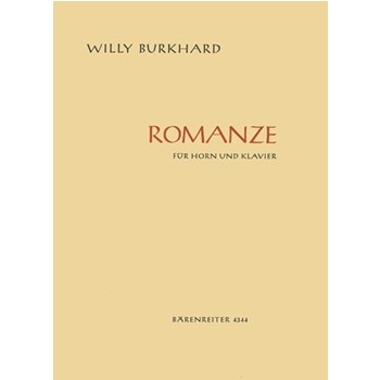 Romanze F-Dur by Burkhard Willy for French Horn and Piano