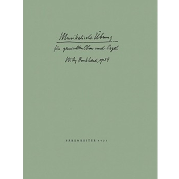 Musikalische Übung uber den 12. Psalm "Ach Gott vom Himmel sieh darein" op. 39 (1934) -Jeweils die 6 by Burkhard Willy for Mixed Choir