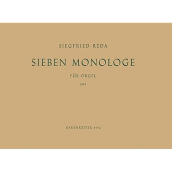 seven Monologe (1953) by Reda Siegfried for Org