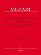 Kadenzen Eingange und Auszierungen zu den Klavierkonzerten von Wolfgang Amadeus Mozart by Badura-Skoda Paul for Piano