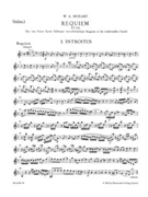 Requiem KV 626 by Mozart Wolfgang Amadeus - Eybler/Sussmayr - for Violin 1