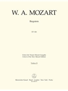 Requiem KV 626 by Mozart Wolfgang Amadeus - Eybler/Sussmayr - for Violin 2