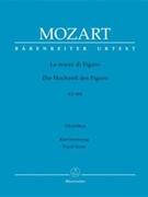 Le Nozze Di Figaro/Die Hochzeit Des Figaro by Mozart Wolfgang Amadeus - Paperback - for Vocal Scor