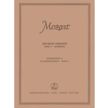 Klavierkonzerte Band 3 -KV 413 (387a) 414 (386a) 415 (387b). Anhang: Skizze zum ersten Satz zu KV by Mozart Wolfgang Amadeus for