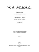 Concerto for Flute Harp and Orchestra C major K. 299(297c) by Mozart Wolfgang Amadeus for