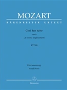 Cosi Fan Tutte (Hard Cover) by Mozart Wolfgang Amadeus for Vocal Scor