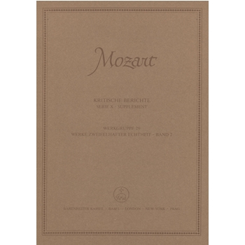 Werke zweifelhafter Echtheit Band 2 -Divertimenti fur Wind Instruments - Sonaten fur Klavier und Vi by Mozart Wolfgang Amadeus for
