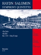 Symphony Quintetto After Sym #101 by Haydn Joseph - Salomon Johann Peter - for Flute and Strings (Christopher Hogwood (Editor))