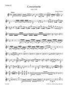 Concertante Hob. I:105 by Haydn Joseph for