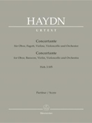 Concertante fur Oboe Fagott Violone Violoncello und Orchester Hob. I:105 by Haydn Joseph for Ob/bassoon