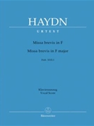 Missa brevis F major Hob. XXII:1 (Fruhe Streicherfassung und spatere Fassung mit Wind Instrumentsn u by Haydn Joseph - Kohs Andreas - for 2SSolo/Mix