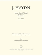 Missa Sancti Nicolai - Cello/Bass by Haydn Joseph for Cello/Bass