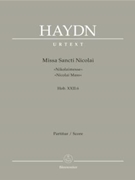 Missa Sancti Nicolai by Haydn Joseph for Full Score