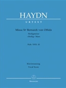 Missa St Bernardi Von Offida by Haydn Joseph - Heiligmesse - for SATB