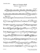 Missa in Tempore Belli Hob.XXII:9 "Mass in Time of War" by Haydn Joseph for