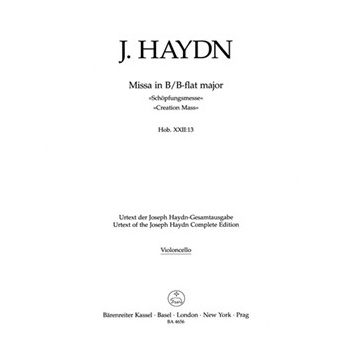 Missa B-flat major Hob.XXII:13 "Creation Mass" by Haydn Joseph for