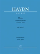 Schoepfungsmesse (Creation Mass) by Haydn Joseph - Sommer Jurgen - for Voc Sc