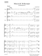 Missa B-flat major Hob.XXII:13 "Creation Mass" by Haydn Joseph for SSolo/ASol
