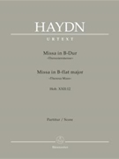 Missa B-Dur Hob. XXII:12 "Theresienmesse" by Haydn Joseph for Sg-S-Solo