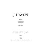 Missa B-flat major Hob.XXII:12 "Theresa Mass" by Haydn Joseph for