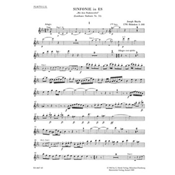 Londoner Sinfonie Nr. 11 Es-Dur Hob. I:103 "Mit dem Paukenwirbel" by Haydn Joseph for