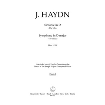London Symphony Nr. 8 D major Hob.I:101 "The Clock" by Haydn Joseph for