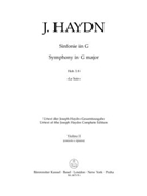 Symphony Nr. 8 G major Hob.I:8 "Le Soir" -Concerto and ripieno part- by Haydn Joseph for