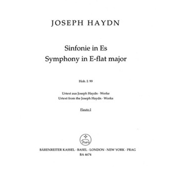 Londoner Symphony Nr. 7 E-flat major Hob.I:99 by Haydn Joseph for
