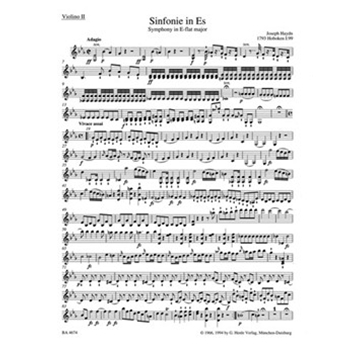 Londoner Symphony Nr. 7 E-flat major Hob.I:99 by Haydn Joseph for