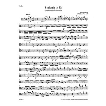 Londoner Symphony Nr. 7 E-flat major Hob.I:99 by Haydn Joseph for