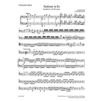 Londoner Symphony Nr. 7 E-flat major Hob.I:99 by Haydn Joseph for