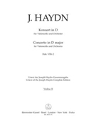 Concerto for Violoncello and Orchestra D major Hob. VIIb:2 by Haydn Joseph for